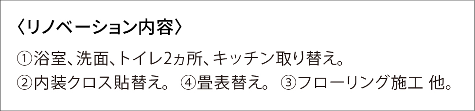 リノベーション内容PC